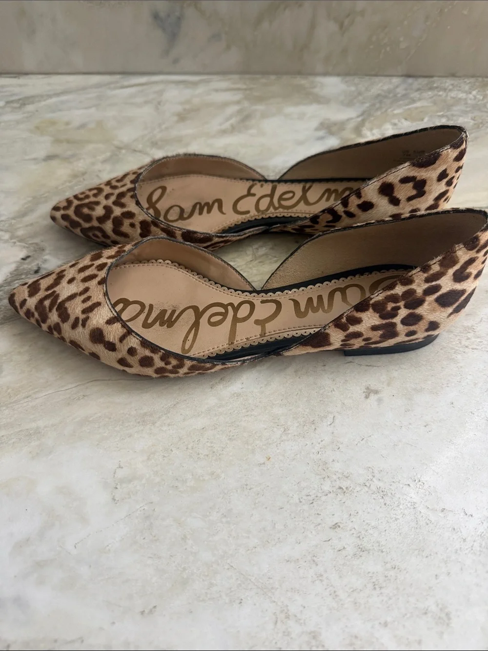 Sam Edelman animal print flats women’s size 7 - Picture 6 of 6